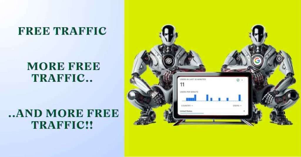 AI-powered website traffic generation